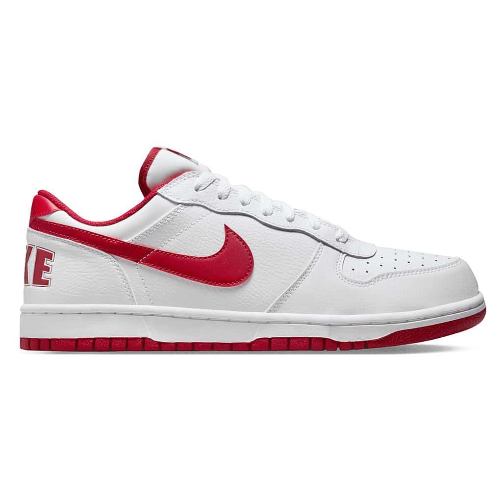 Zapatilla Hombre Big Low Red White Nike