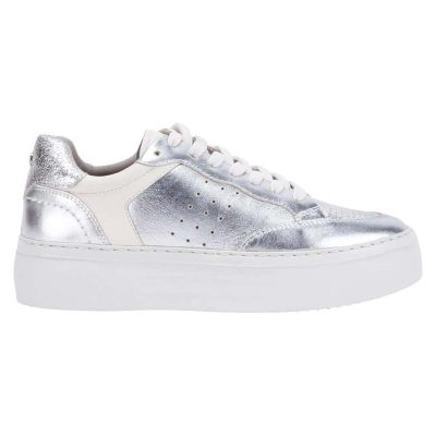 Zapatilla Mujer Metalizado Plateado Regina Gacel