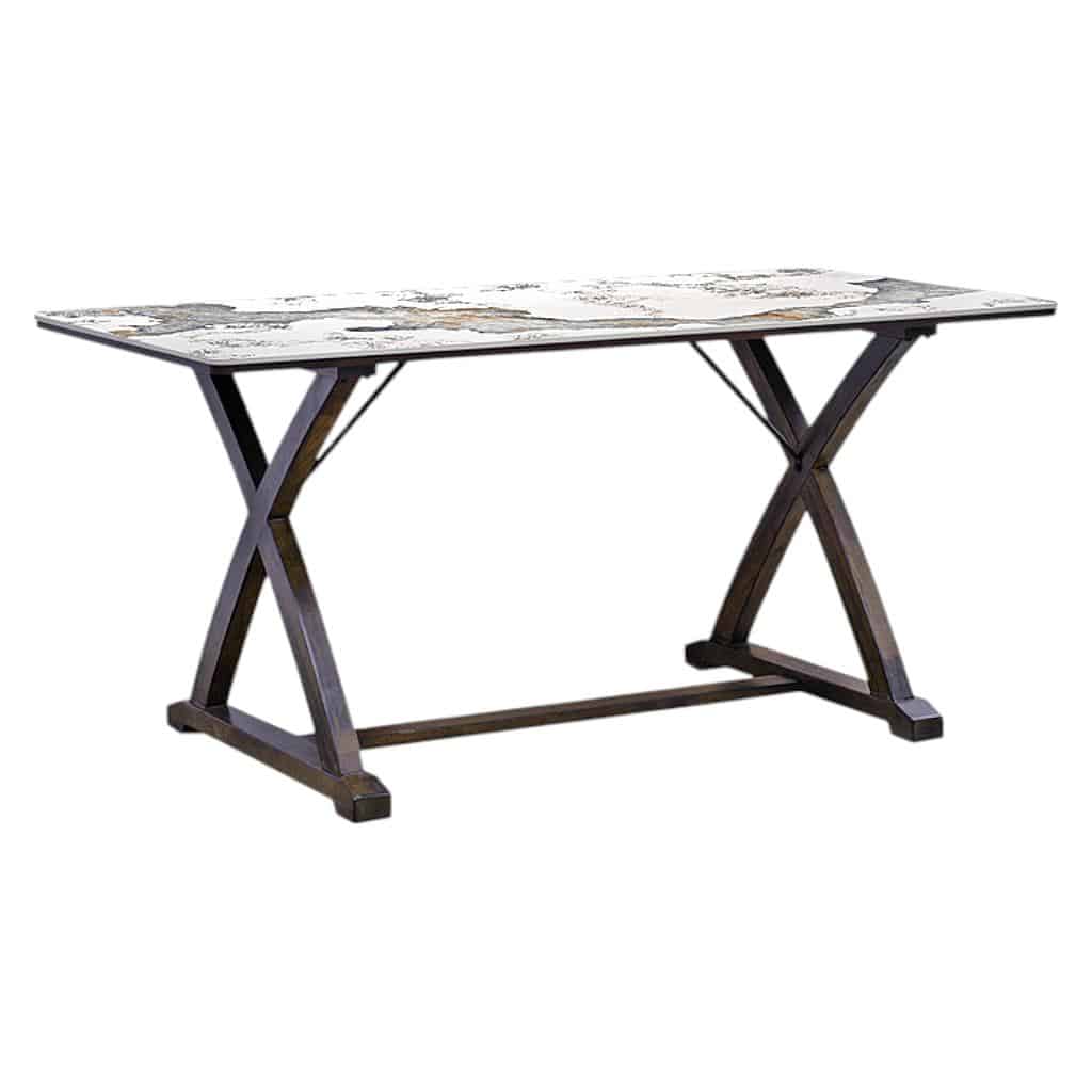 Juego Comedor Stone Brown 6 Sillas Taupe MSA