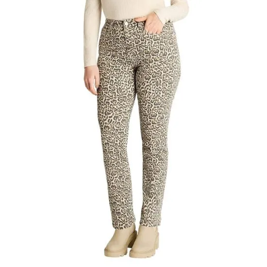 Jeans Recto Mujer Animal Print LDP