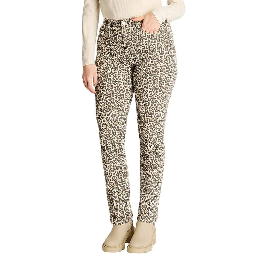 Jeans Recto Mujer Animal Print LDP