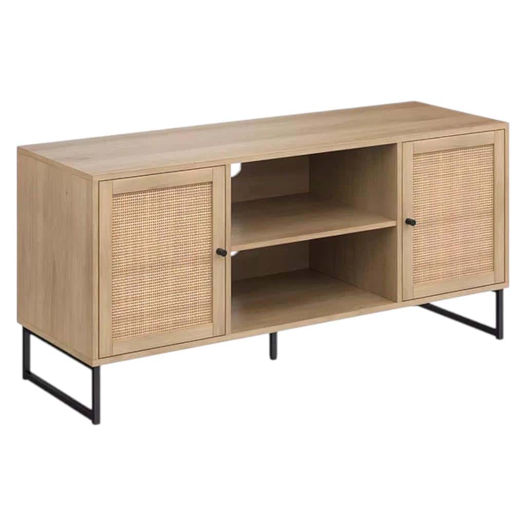 Rack de Tv o Buffet Rattan Rustico 2 Puertas KLIK