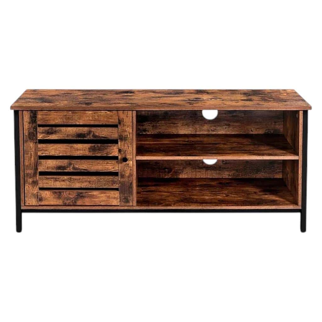 Rack de Tv Rustik Madera Oscura Walnut KLIK