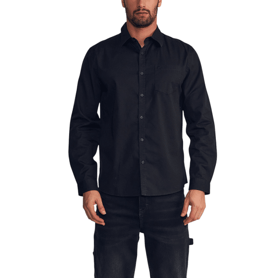 Camisa Hombre Manga Larga Garment Dye Solid Color Ellus