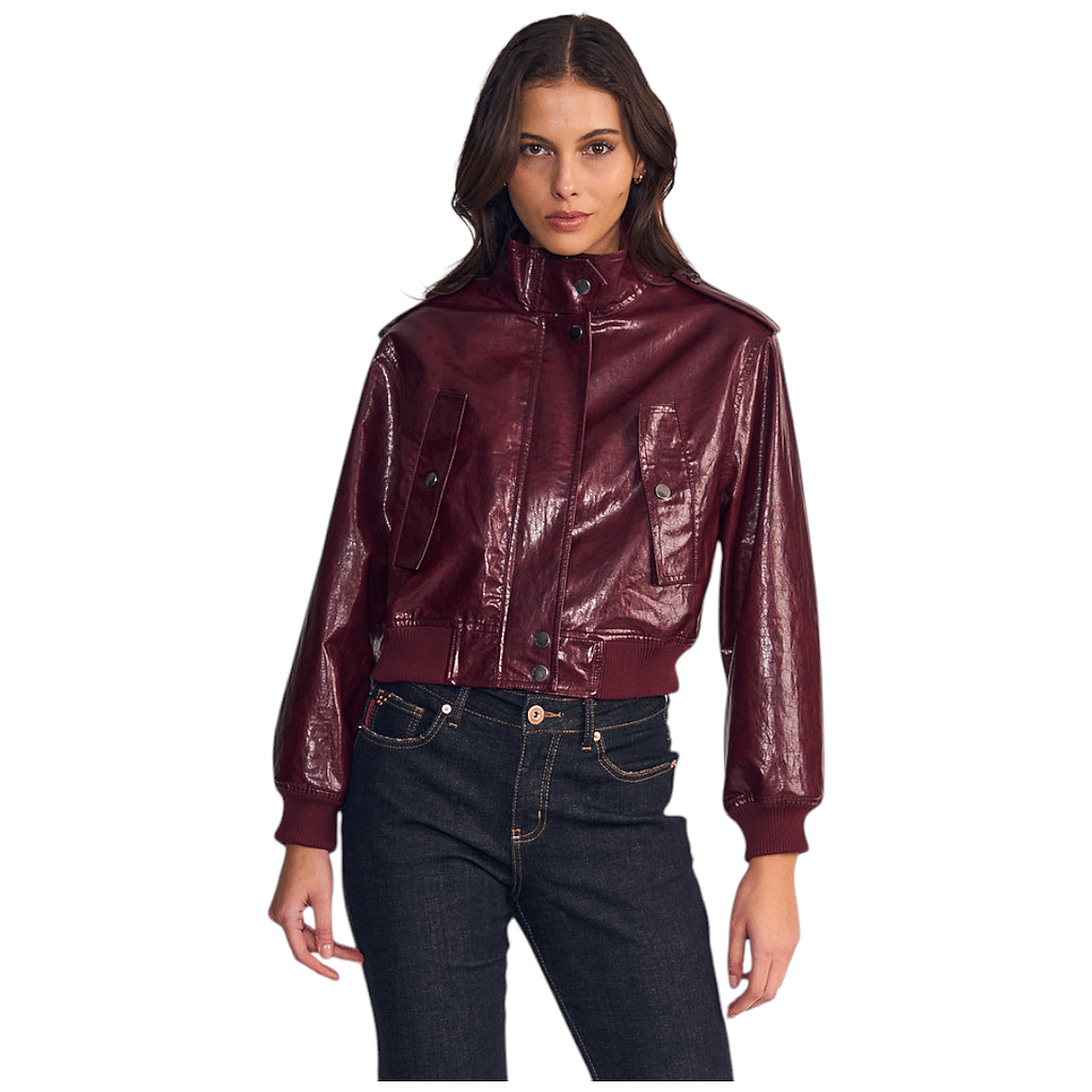 Chaqueta Mujer Bomber Pu Red Ellus
