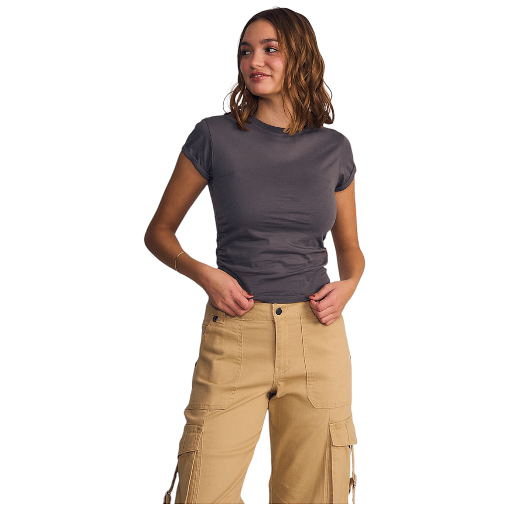 Polera Mujer Essentials Recogido Lateral Il Gioco