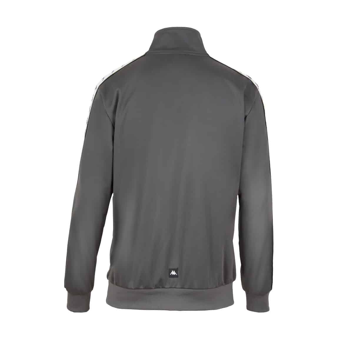Poleron Hombre Full Zipper Gray White Kappa - Imagen 4