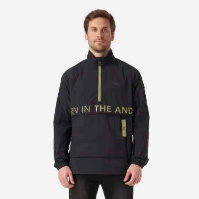 Cortaviento Hombre WindCity WindBreaker 14 Zip negro Lippi