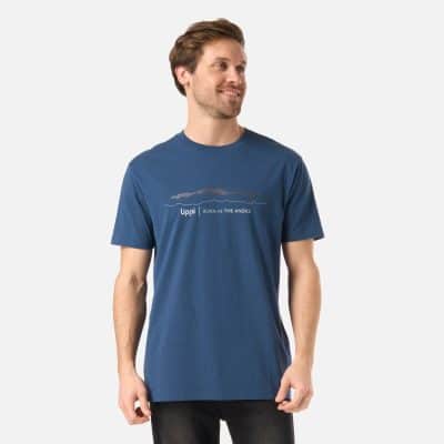 Polera Hombre Logo Lippi Front Print Azul Oscuro Lippi