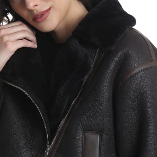 CHAQUETA MUJER BONDED NEW AVIATOR CAFE ELLUS - Imagen 3