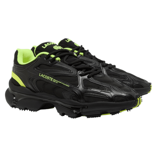 Zapatilla Hombre L003 2K24 Negra Amarilla U97 Lacoste - Imagen 3