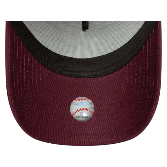 Gorro 9Forty LA Dodgers World Series Dark Red E-Frame Trucker New Era - Imagen 5