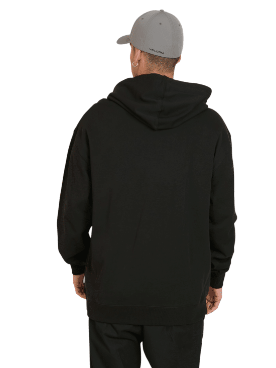 Poleron Hombre Canguro Neverends Negro Volcom - Imagen 2