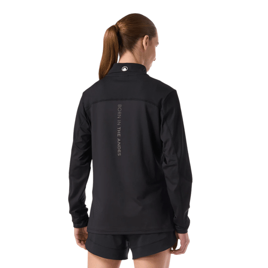 Poleron Mujer Puerto Trucco 1/4 Zip negro Lippi - Imagen 3