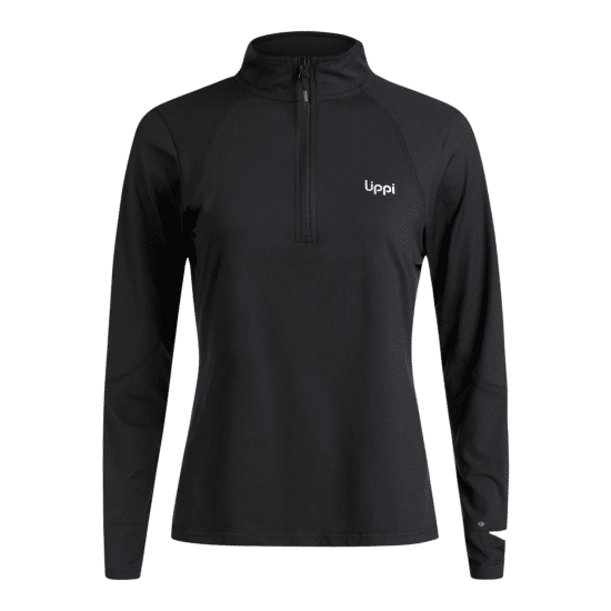 Poleron Mujer Puerto Trucco 1/4 Zip negro Lippi - Imagen 4