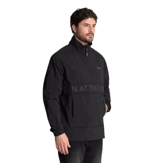 Cortaviento Hombre WindCity WindBreaker 14 Zip negro Lippi - Imagen 3