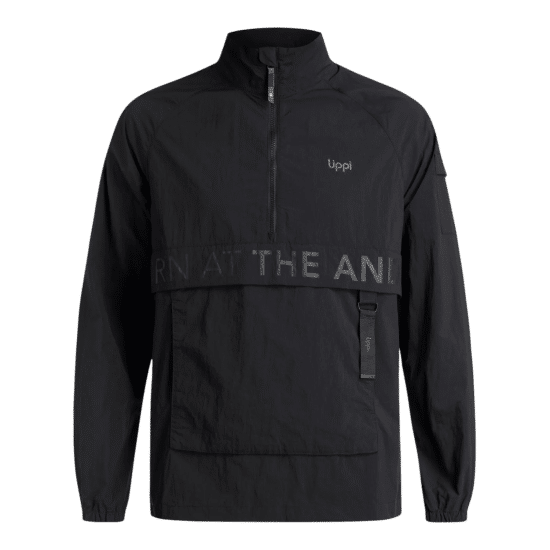 Cortaviento Hombre WindCity WindBreaker 14 Zip negro Lippi - Imagen 10