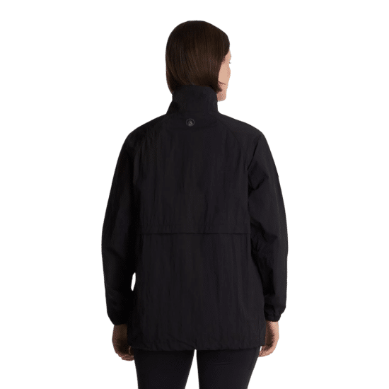 Cortaviento Mujer WindCity WindBreaker 1/4 Zip negro Lippi - Imagen 3