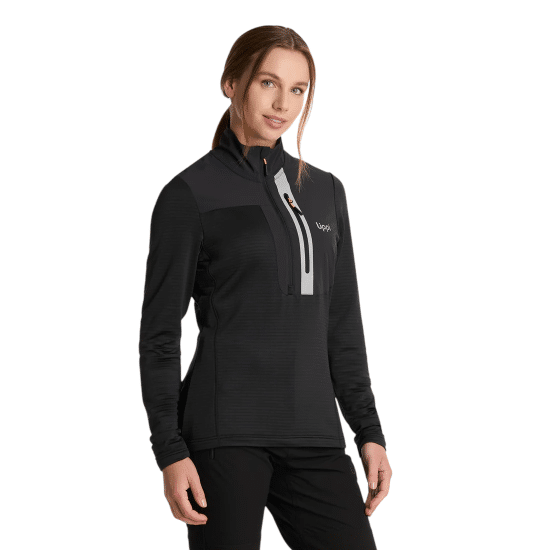 Poleron Mujer Karova Nano-F 14 Zip negro Lippi - Imagen 2