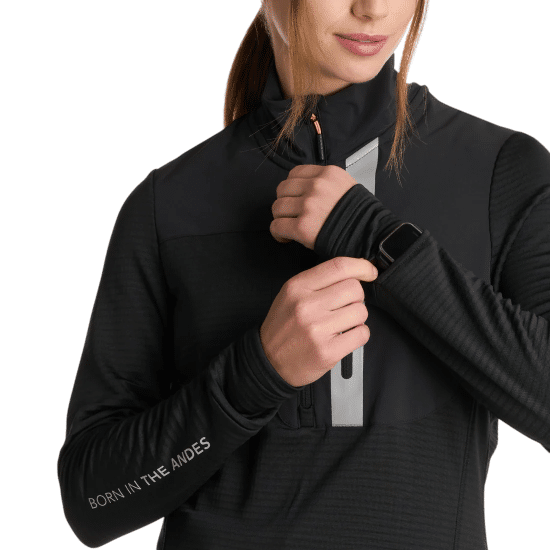 Poleron Mujer Karova Nano-F 14 Zip negro Lippi - Imagen 5