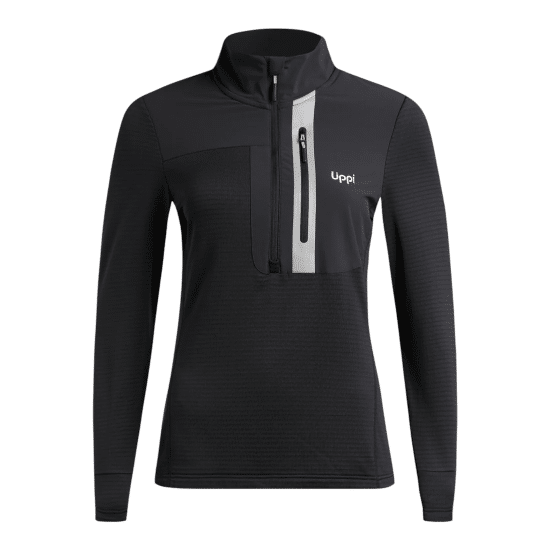 Poleron Mujer Karova Nano-F 14 Zip negro Lippi - Imagen 6