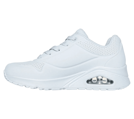Zapatilla Mujer Uno Stand On Air Blanca Skechers - Imagen 4