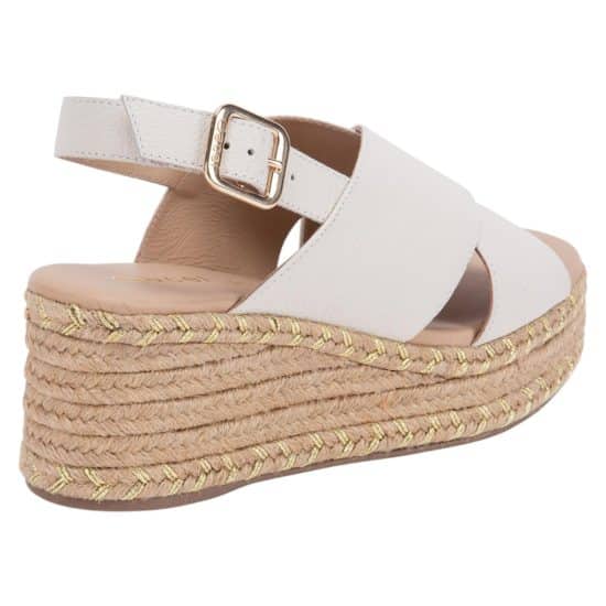 Sandalia Mujer Floater Off White Coni Gacel - Imagen 3