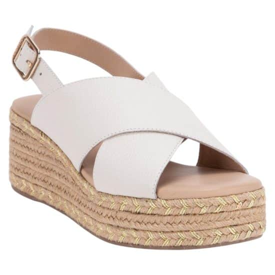 Sandalia Mujer Floater Off White Coni Gacel - Imagen 5