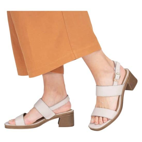 Sandalia Mujer Floater Off White Tori Gacel - Imagen 4