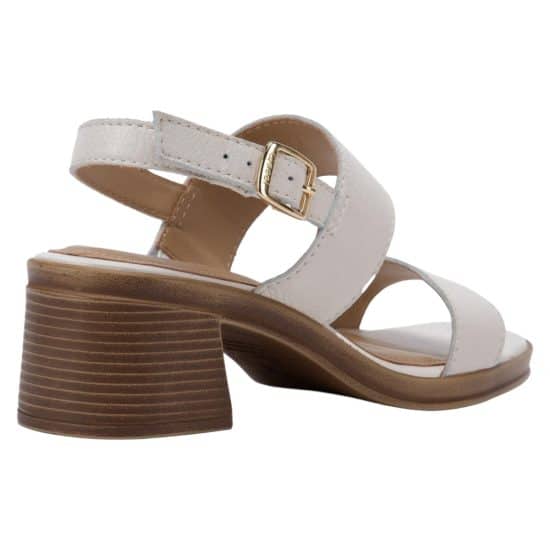 Sandalia Mujer Floater Off White Tori Gacel - Imagen 5
