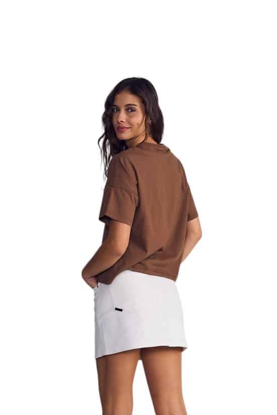Polera Mujer Box Fit Round Neck E Ellus - Imagen 3