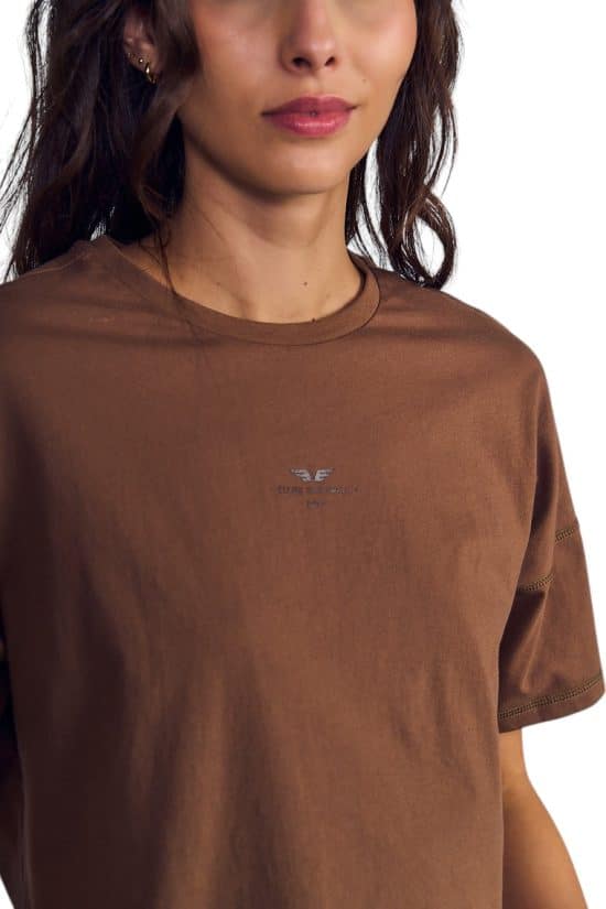 Polera Mujer Box Fit Round Neck E Ellus - Imagen 4