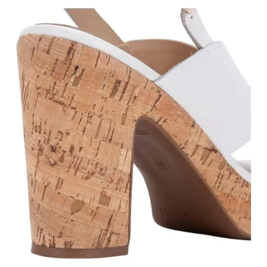 Sandalia Mujer Floater Blanco Alana Gacel - Imagen 4