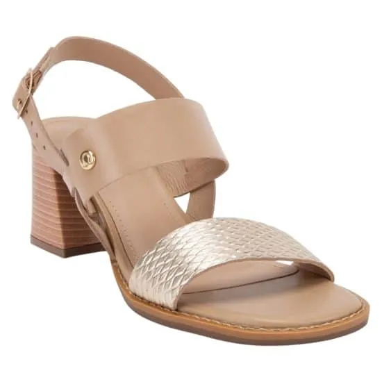 Sandalia Mujer Napa Beige Thea Gacel - Imagen 4