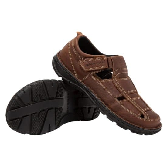 Sandalia Hombre Floater Chocolate Budapest Guante - Imagen 5