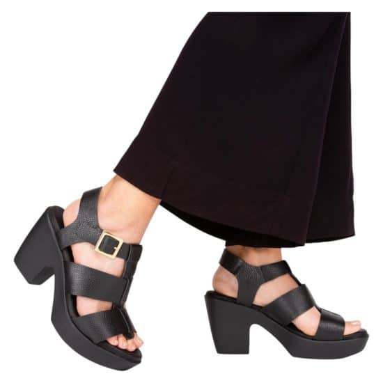 Sandalia Mujer Floater Negro Dalia Gacel - Imagen 3