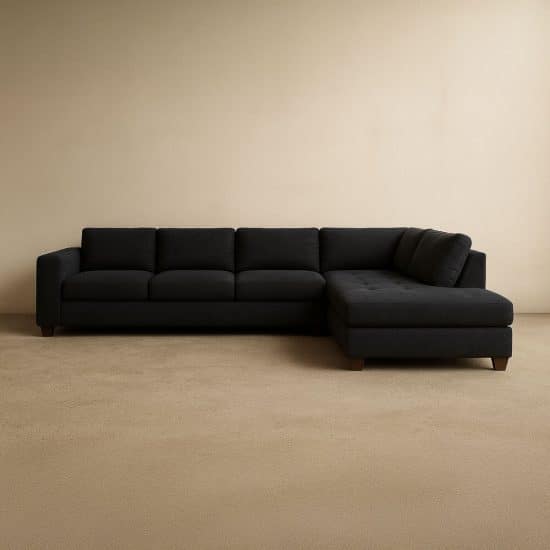 Sofa Seccional Tela Derecho Gris Temesis Cic - Imagen 2