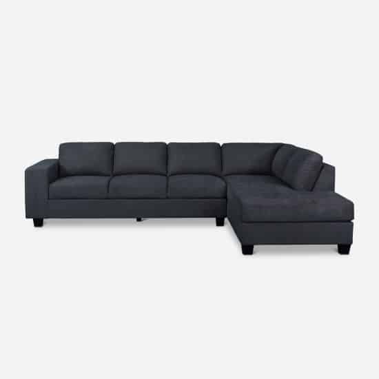 Sofa Seccional Tela Derecho Gris Temesis Cic - Imagen 3