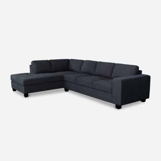Sofa Seccional Tela Derecho Gris Temesis Cic - Imagen 5