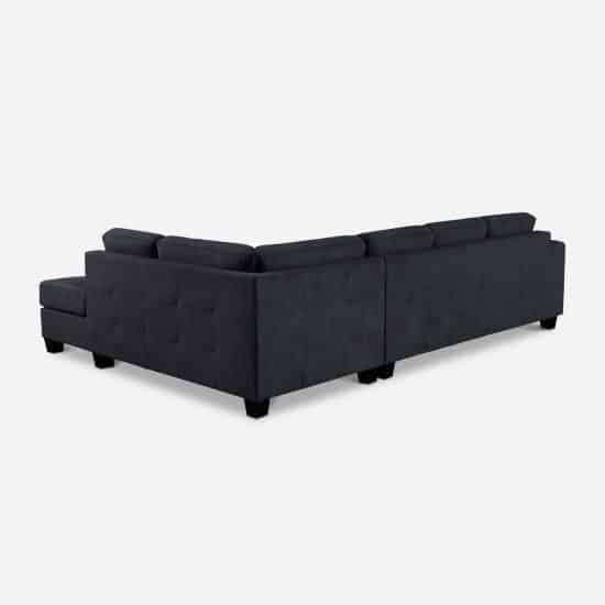 Sofa Seccional Tela Derecho Gris Temesis Cic - Imagen 6