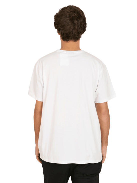 POLERA HOMBRE 7P201-MV LISO WHITE RUSTY - Imagen 2