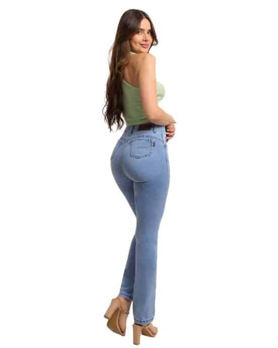 Jeans Divine Ferrari Recto Light Blue Mujer - Imagen 2