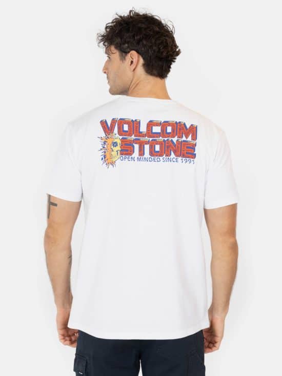 POLERA HOMBRE 7P133-MV LISO WHITE VOLCOM - Imagen 2