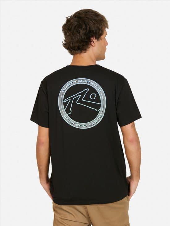 POLERA HOMBRE 7P204-MV LISO BLACK RUSTY - Imagen 2
