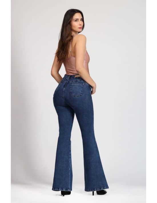 JEANS CINTURA FLARE 4027 MOHICANO - Imagen 2