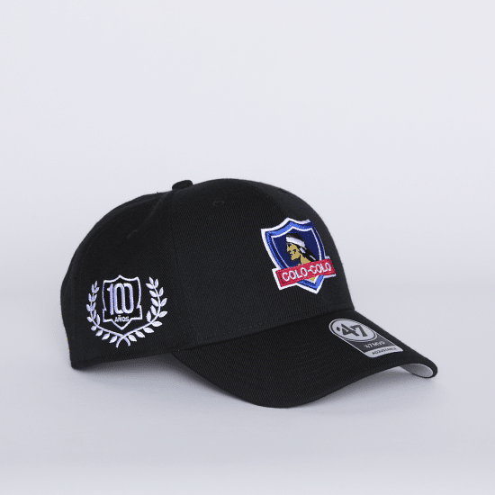Jockey Colo-Colo 47′ Captain Snapback Escudo 100 Años Black - Imagen 2