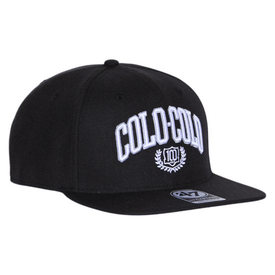 Jockey Colo-Colo 47′ Captain Snapback 100 Años Black White - Imagen 2