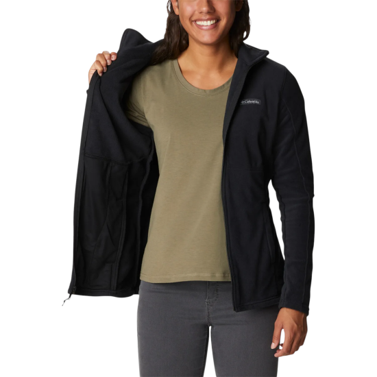 Polerón Mujer Basin Trail III Full Zip Negro Columbia - Imagen 5