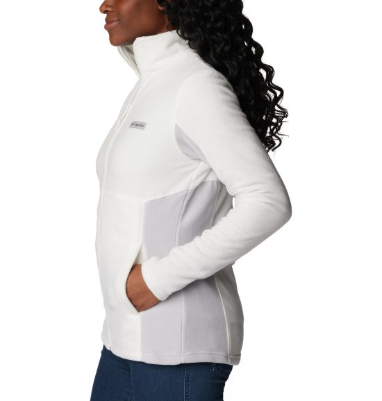 Polerón Mujer Basin Trail III Full Zip Blanco Columbia - Imagen 2
