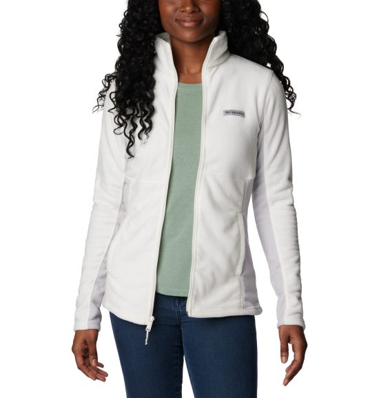 Polerón Mujer Basin Trail III Full Zip Blanco Columbia - Imagen 4